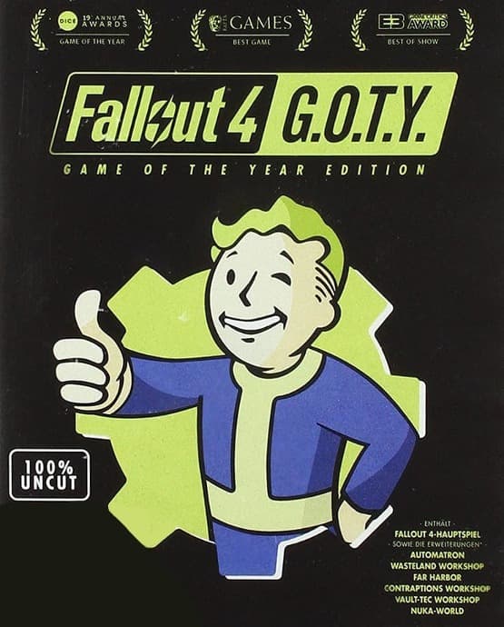Купить ключ активации Fallout 4: Game of the Year для Xbox