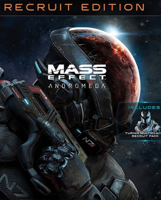 Купить ключ активации Mass Effect Andromeda Recruit Deluxe для Xbox